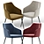 Contemporary Charlie Dining Chair 3D model small image 2
