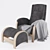 Balance-2 Glider Chair: Comfortable and Stylish 3D model small image 4