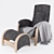 Balance-2 Glider Chair: Comfortable and Stylish 3D model small image 9