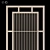 Decorative Partition Screen - Elegant Room Divider 3D model small image 2