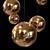 Elegant Pendant Lamp: Fontana Arte Globo 3D model small image 2