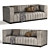 Elegant Velvet Tufted Sofa 3D model small image 2