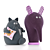 Playful Cat and Elephant Toys 3D model small image 1