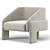 Modern LUNITE Chair by DOOQ 3D model small image 4