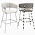 Velvet Hanna Bar Chair Set 3D model small image 2