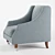 Classic Addison Armchair: Timeless Elegance & Supreme Comfort 3D model small image 3