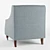 Classic Addison Armchair: Timeless Elegance & Supreme Comfort 3D model small image 4