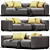 Elegant Linteloo Southampton Sofa 3D model small image 1