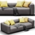Elegant Linteloo Southampton Sofa 3D model small image 3