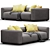 Elegant Linteloo Southampton Sofa 3D model small image 5