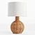 Boho Chic Wicker Table Lamp 3D model small image 6