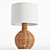 Boho Chic Wicker Table Lamp 3D model small image 2