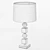Elegant Glass Table Lamp 3D model small image 6