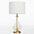 Elegant Glass Bottom Zara Lamp 3D model small image 1