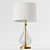 Elegant Glass Bottom Zara Lamp 3D model small image 5