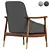 Modern Armchair: Desmond 3D model small image 4