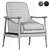 Modern Armchair: Desmond 3D model small image 5