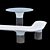 BAIA Outdoor Collection: Umbrella, Table, Seat 3D model small image 4