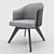 3D Chair Model with Vray and Corona 3D model small image 1