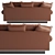B&B Italia Noonu Sofa: Modern Elegance for Your Home 3D model small image 3