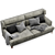 Ultimate Comfort: GTS Well Sofa 3D model small image 5