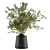 Green Branch Bouquet in Vase 3D model small image 1