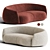 Contemporary Pacific Sofa by Moroso 3D model small image 2