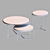 Title: Sleek Modern Table for V-Ray Users 3D model small image 2