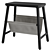 VILTO Storage Stool: Birch & Black 3D model small image 2