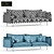 Modern and Comfy Arketipo Sofa 3D model small image 3