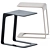 Sleek Open 32 Side Table 3D model small image 1