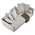 Modern B&B Italia Noonu Sofa 3D model small image 7