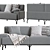 Modern Summit Standard Sofa 3D model small image 3