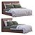 Boconcept Mezzo Bed: Modern Design for a Cozy Night's Sleep 3D model small image 7