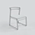 Vintage Italian Midcentury Chairs by Willy Rizzo 3D model small image 6