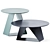 Contemporary Coffee Tables with TOV by Sitland 3D model small image 2