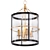 Elegant Ren Pendant Light. 3D model small image 1