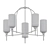 Elegant Espy Chandelier: Illuminating Elegance 3D model small image 2