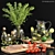 Elegant Kitchen Decor Set 3D model small image 1