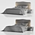 2015 Modern Millimeters Bed 3D model small image 3