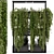 Metal Stand Indoor Hanging Plants Set 3D model small image 2