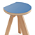 Sleek Kobo Side Stool: Functional Space Saver 3D model small image 5