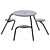 Viral 3-Seater Picnic Table 3D model small image 3