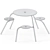 Viral 3-Seater Picnic Table 3D model small image 5