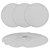 Round Rugs Set: 6 Variations 3D model small image 7