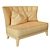 Elegant Air: The Fan Love Seat 3D model small image 4