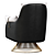 Sleek Gloss Accent Chair 3D model small image 4