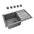 Florentina Combi 780 OM: Stylish Quartz Sink 3D model small image 2