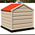 3D Dog Kennel: Stylish and Functional 3D model small image 2