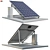 Solar Power Kit with Electrical Box 3D model small image 1